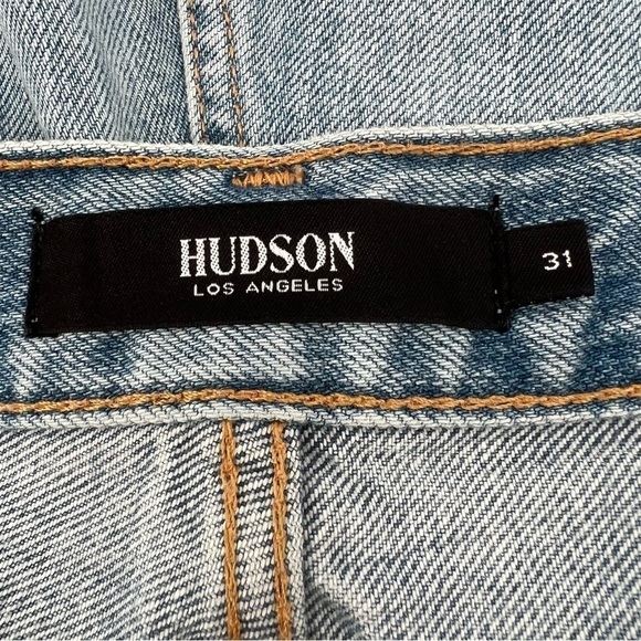 NWT Hudson Jeans Lori High Rise Button Fly Cut Off Denim Shorts Size 31 Women's - Picture 2 of 10